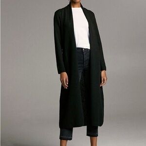 Aritzia Babaton belted kirby sweater merino wool size Medium - Black